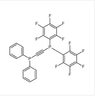 (Bis(pentafluorophenyl)phosphino)(diphenylphosphino)acetylene,(Bis(pentafluorophenyl)phosphino)(diphenylphosphino)acetylene