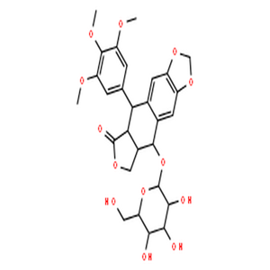 鬼臼毒素-4-O-葡萄糖苷,Furo[3