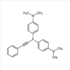 (bis(4-dimethylaminophenyl)phosphino)phenylacetylene,(bis(4-dimethylaminophenyl)phosphino)phenylacetylene