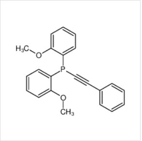 (di-(o-methoxyphenyl)phosphino)phenylacetylene,(di-(o-methoxyphenyl)phosphino)phenylacetylene