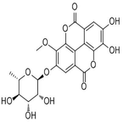 3-O-Methylellagic acid 4-O-rhamnoside,3-O-Methylellagic acid 4-O-rhamnoside
