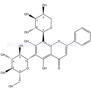 白杨素 6-C-葡萄糖 8-C-阿拉伯糖苷,Chrysin 6-C-glucoside 8-C-arabinoside