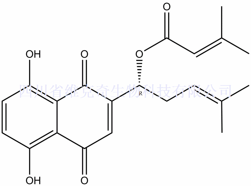 β,β-二甲基丙烯酰紫草素,β,β-Dimethylacrylshikonin