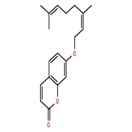 橙皮油内酯,2H-1-Benzopyran-2-one,7-[[(2E)-3,7-dimethyl-2,6-octadien-1-yl]oxy]-