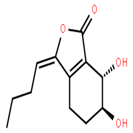 洋川芎内酯I,1(3H)-Isobenzofuranone,3-butylidene-4,5,6,7-tetrahydro-6,7-dihydroxy-, (3Z,6R,7R)-rel-