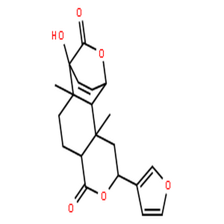 古倫賓,(1R,2S,3S,5S,8R,11R,12R)-5-(3-Furyl)-12-hydroxy-3,11-dimethyl-6,14-dioxatetracyclo[10.2.2.02,11.03,8]hexadec-15-ene-7,13-dione