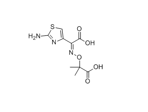 氨曲南杂质07,(Z)-2-((((2-aminothiazol-4-yl)(carboxy)methylene)amino)oxy)-2-methylpropanoic acid