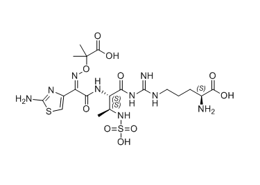 氨曲南雜質(zhì)08,(8S,16S,Z)-16-amino-5-(2-aminothiazol-4-yl)-11-imino-2,2-dimethyl-6,9-dioxo-8-((S)-1-(sulfoamino)ethyl)-3-oxa-4,7,10,12-tetraazaheptadec-4-ene-1,17-dioic acid