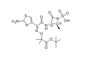 氨曲南杂质12,(2S,3S)-3-((Z)-2-(2-aminothiazol-4-yl)-2-(((1-(tert-butoxy)-2-methyl-1-oxopropan-2-yl)oxy)imino)acetamido)-2-methyl-4-oxoazetidine-1-sulfonic acid