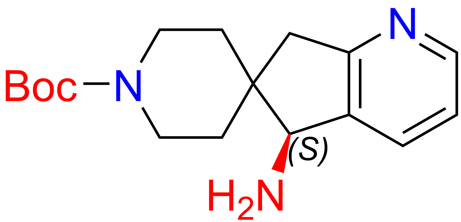 tert-butyl (S)-5-amino-5,7-dihydrospiro[cyclopenta[b]pyridine-6,4'-piperidine]-1'-carboxylate