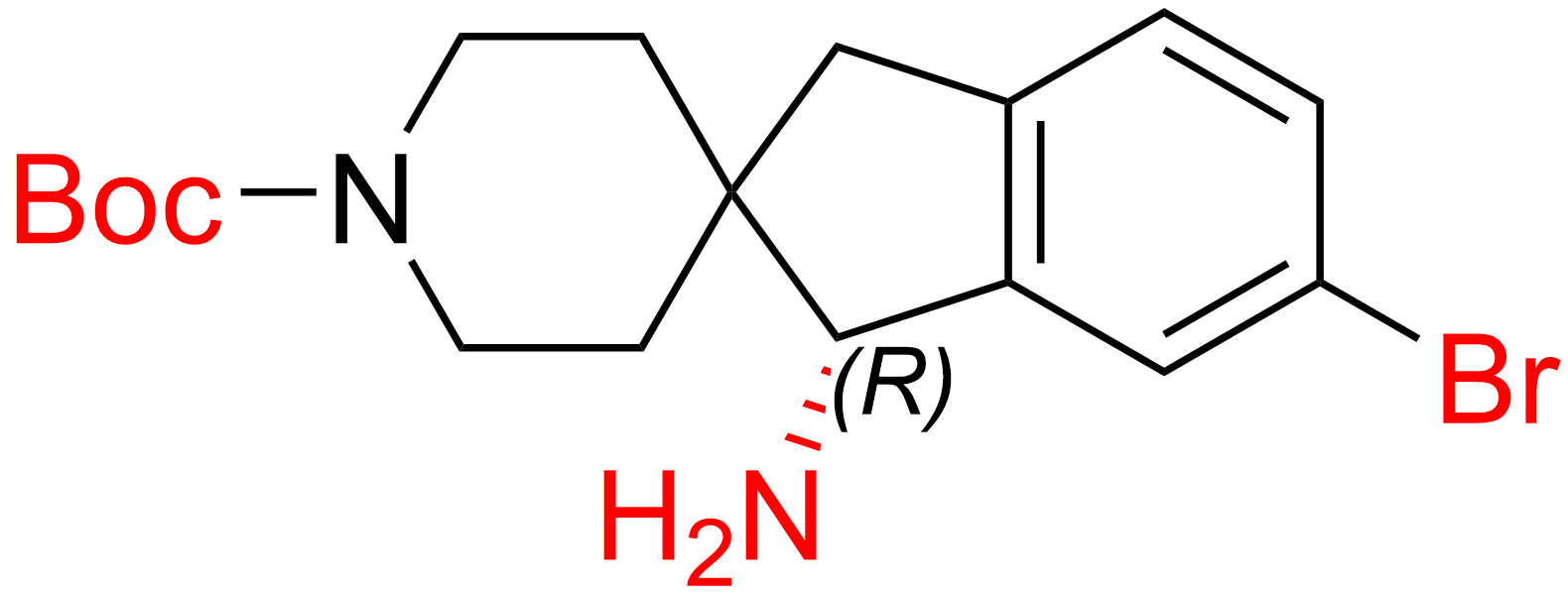 tert-butyl (R)-1-amino-6-bromo-1,3-dihydrospiro[indene-2,4'-piperidine]-1'-carboxylate