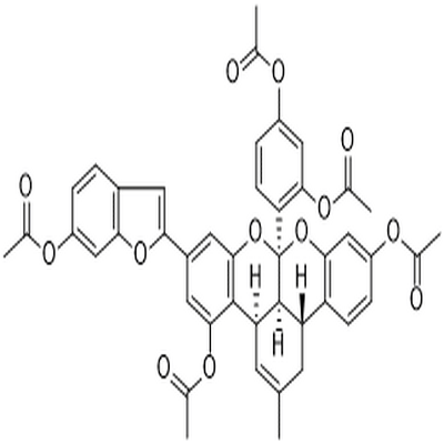 Mulberrofuran G pentaacetate,Mulberrofuran G pentaacetate
