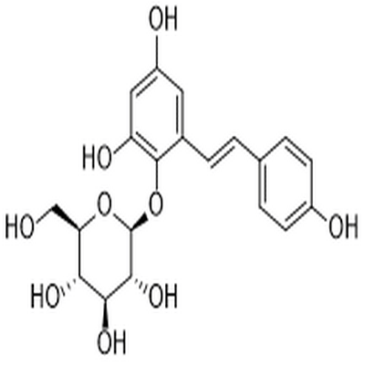 2,3,5,4'-Tetrahydroxystilbene 2-O-glucoside,2,3,5,4'-Tetrahydroxystilbene 2-O-glucoside