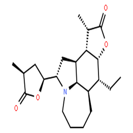 新對葉百部堿,Furo[2,3-h]pyrrolo[3,2,1-jk][1]benzazepin-10(2H)-one,8-ethyldodecahydro-11-methyl-2-[(2S,4S)-tetrahydro-4-methyl-5-oxo-2-furanyl]-,(2S,7aR,8R,8aR,11S,11aR,11bS,11cR)-