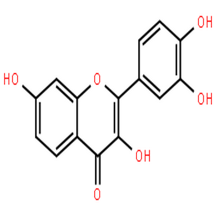 漆黃素,2-(3,4-Dihydroxyphenyl)-3,7-dihydroxy-4H-chromen-4-one