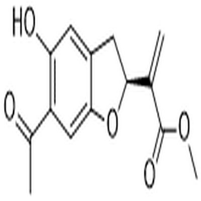 Methyl 2-(6-acetyl-5-hydroxy-2,3-dihydrobenzofuran-2-yl)propenoate,Methyl 2-(6-acetyl-5-hydroxy-2,3-dihydrobenzofuran-2-yl)propenoate