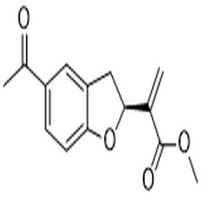 Methyl 2-(5-acetyl-2,3-dihydrobenzofuran-2-yl)propenoate,Methyl 2-(5-acetyl-2,3-dihydrobenzofuran-2-yl)propenoate