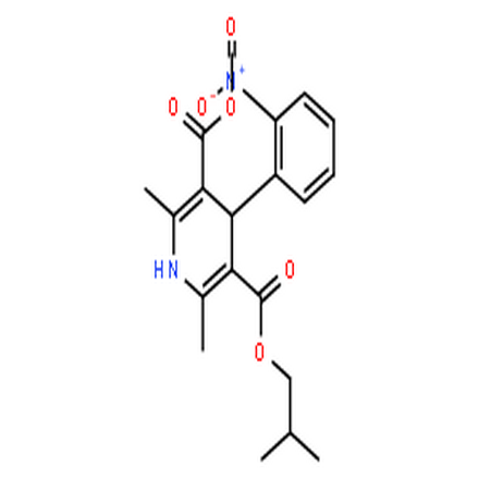 尼索地平,3-Isobutyl 5-methyl 2,6-dimethyl-4-(2-nitrophenyl)-1,4-dihydropyridine-3,5-dicarboxylate