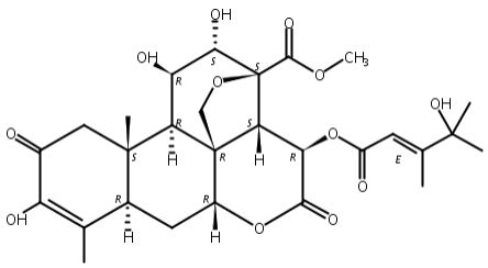 鸦胆子素C,Bruceine C