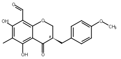 8-醛基麦冬黄烷酮B,8-Formylophiopogonanone B