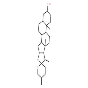 剑麻皂苷元,(25R)-5a-Spirostan-3b-ol