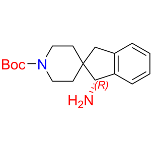 tert-butyl (R)-1-amino-1,3-dihydrospiro[indene-2,4'-piperidine]-1'-carboxylate