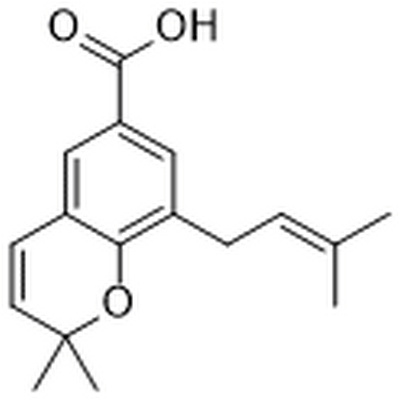 2,2-Dimethyl-8-prenylchromene-6-carboxylic acid,2,2-Dimethyl-8-prenylchromene-6-carboxylic acid