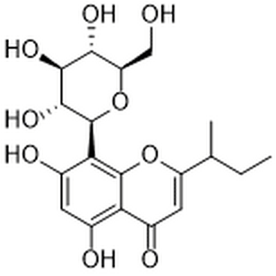 8-Glucosyl-5,7-dihydroxy-2-(1-methylpropyl)chromone,8-Glucosyl-5,7-dihydroxy-2-(1-methylpropyl)chromone