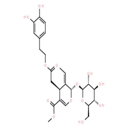 橄欖苦苷,2-(3,4-dihydroxyphenyl)ethyl [2S-(2α,3E,4β)]-3-ethylidene-2-(β-D-glucopyranosyloxy)-3,4-dihydro-5-(methoxycarbonyl)-2H-pyran-4-acetate