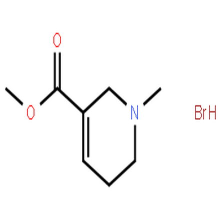 槟榔碱,1-METHYL-1,2,5,6-TETRAHYDRO-3-PYRIDINECARBOXYLIC ACID METHYL ESTER HYDROBROMIDE