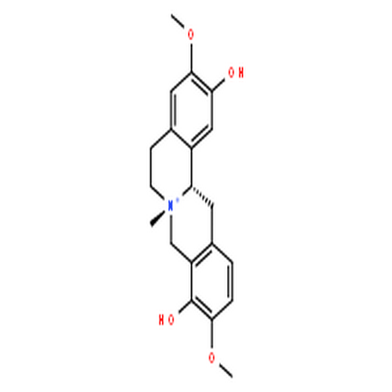 汉防己丙素,6H-Dibenzo[a,g]quinolizinium,5,8,13,13a-tetrahydro-2,9-dihydroxy-3,10-dimethoxy-7-methyl-, (7S,13aS)-