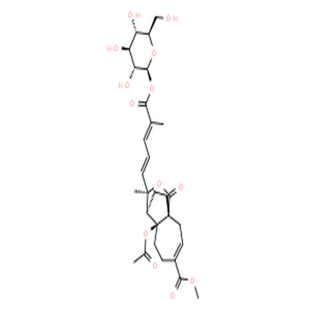 土槿皮乙酸-O-β-D-葡萄糖苷,Pseudolaric acid B-O-beta-D-glucopyranoside