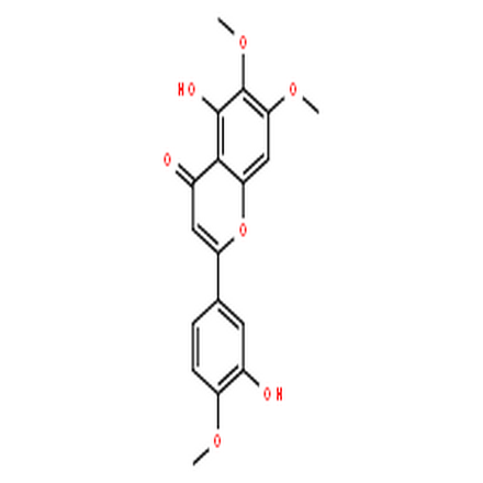 半齒澤蘭素,5-Hydroxy-2-(3-hydroxy-4-methoxyphenyl)-6,7-dimethoxy-4H-chromen-4-one