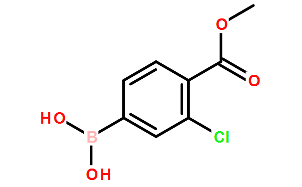 3-氯-4-甲氧羰基苯基硼酸,(3-Chloro-4-(methoxycarbonyl)phenyl)boronicacid