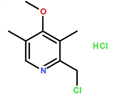 2-氯甲基-3,5-二甲基-4-甲氧基吡啶盐酸盐,2-Chloromethyl-4-methoxy-3,5-dimethylpyridine hydrochloride