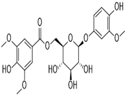 4-Hydroxy-3-methoxyphenol 1-O-(6-O-syringoyl)glucoside