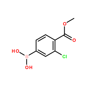 3-氯-4-甲氧羰基苯基硼酸