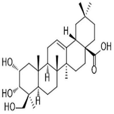 2α,3α,24-Trihydroxyolean-12-en-28-oic acid,2α,3α,24-Trihydroxyolean-12-en-28-oic acid