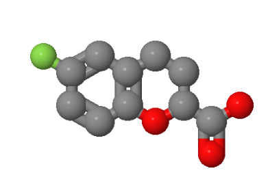 6-氟-3,4-二氢-2H-苯并吡喃-2-甲酸,6-Fluoro-3,4-dihydro-2H-1-benzopyran-2-carboxylic acid