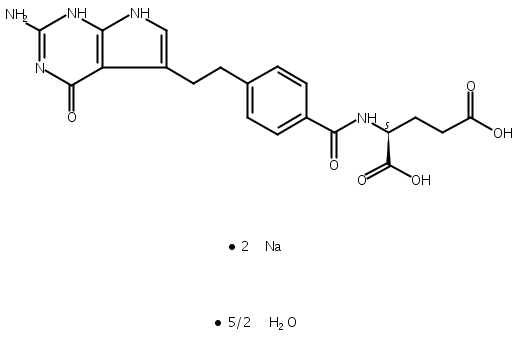 培美曲塞二钠水合物,Pemetrexed disodium salt 2.5 hydrate