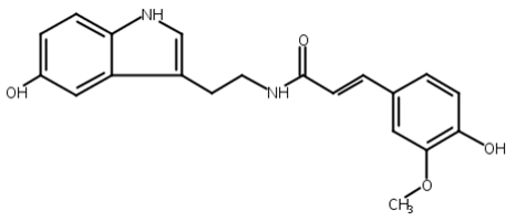 N-阿魏羟色胺,N-Feruloylserotonin/Moschamine