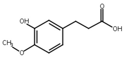 3-羟基-4-甲氧基苯基丙酸,3-Hydroxy-4-methoxybenzenepropanoic acid/Hydroisoferulic acid