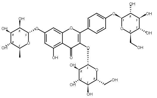 山柰酚3,4′-二葡萄糖-7-鼠李糖苷,Kaempferol 3,4′-diglucoside 7-rhamnoside