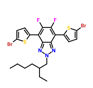 4,7-双(5-溴噻吩基)-2-(2-乙基己基)-5,6-二氟-2H-苯并[D][1,2,3]噻二唑,4,7-Bis(5-bromothiophen-2-yl)-2-(2-ethylhexyl)-5,6-difluoro-2H-benzo[d][1,2,3]triazole