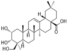 2α,3α,24-Trihydroxyolean-12-en-28-oic acid