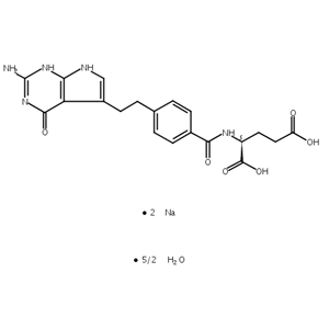 培美曲塞二钠水合物,Pemetrexed disodium salt 2.5 hydrate