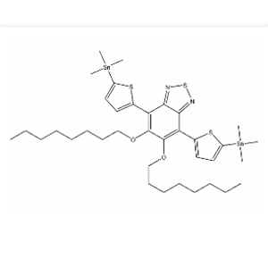 5,6-双(辛氧基)-4,7-双[5-(三甲基锡) -2-噻吩基]苯并[c][1,2,5]噻二唑