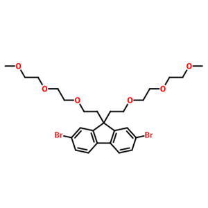 2,7-二溴-9,9-雙{2-[2-(2-甲氧基乙氧)乙氧基]乙基}-9H-芴