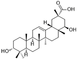 3α,22β-Dihydroxyolean-12-en-29-oic acid,3α,22β-Dihydroxyolean-12-en-29-oic acid