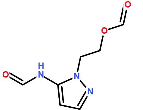 5-甲酰氨基-1-(2-甲酰氧乙基)吡唑,5-Formamide-1-(2-formyloxyethl)pyrazole